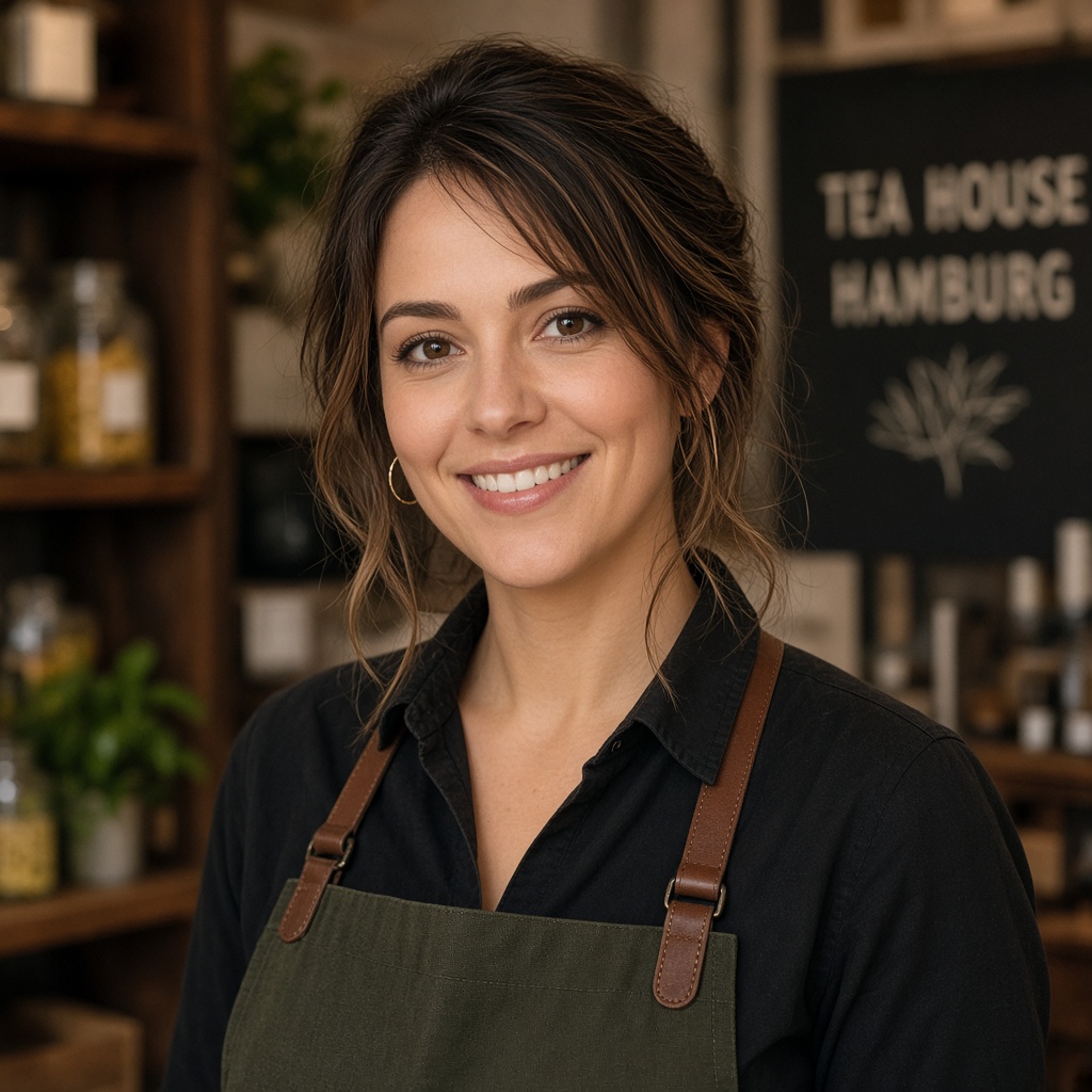 Portrait of Tea staff at royalpier.shop desk 2